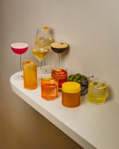 Carte cocktails Contrast Bar Lyon - Cocktails créatifs